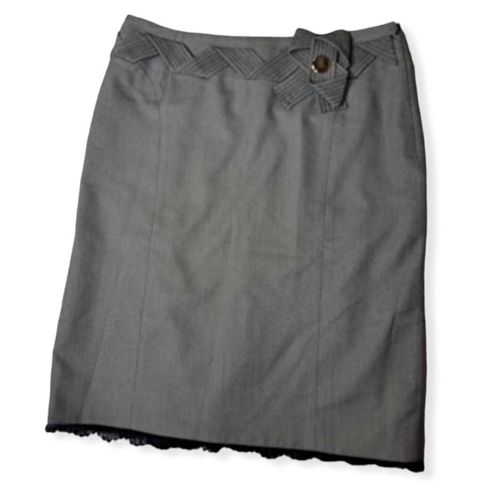 𝅺ETCETERA Gray pencil Skirt‎